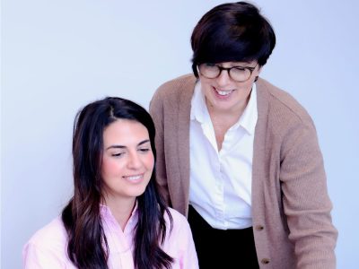 An iPify coordinator staying close to a client