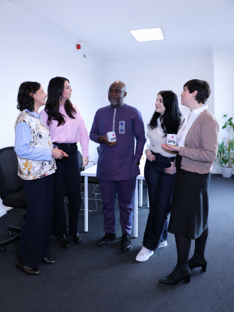 The iPify team together in the Brussels office